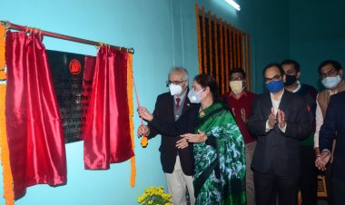 सूबेदारगंज में सिंथेटिक बैडमिंटन कोर्ट और ओपन एयर जिम्नेजियम का उद्घाटन