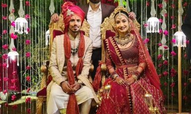किक्रेटर युजवेंद्र चहल आज शादी के बंधन में बंध गए