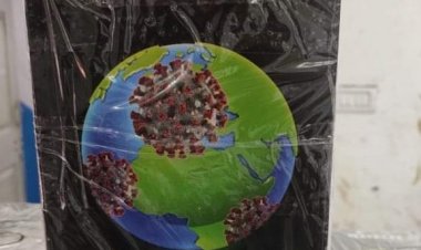 प्रयागराज के विवेक कुमार कोरोना महामारी पर लिखी किताब 'वायरस ए ट्रैप'