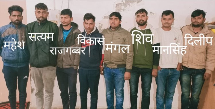 जेल भेजे गए सॉल्वर गैंग के पांचों गुर्गे व तीनों अभ्यर्थी