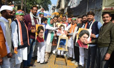 प्रयागराज मे मनाया गया प्रियंका गांधी का जन्मदिन,