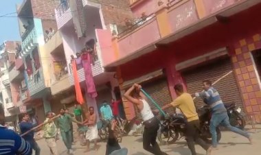 प्रयागराज के मुठ्ठीगंज मे जमकर चले लाठी डंडे, गाडी पार्किंग को लेकर हुआ विवाद