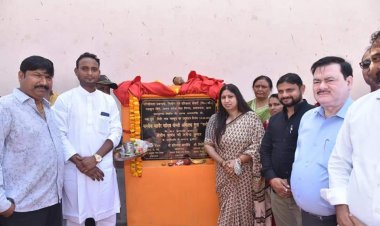 महापौर अभिलाषा गुप्ता नन्दी ने म्योराबाद क्षेत्र के नव निर्मित कार्यो का उदघाटन किया 