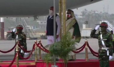 बांग्लादेश के दौरे पर प्रधानमंत्री मोदी