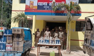 प्रतापगढ़ में तक़रीबन 22 लाख अवैध शराब बरामद