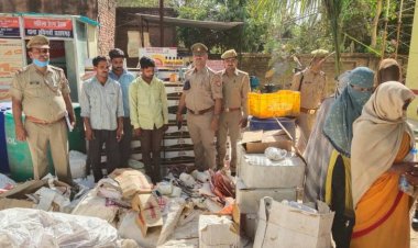 प्रतापगढ़ में 10 करोड़ की शराब बरामद