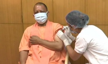 सीएम योगी ने लगवाया कोरोना का टीका