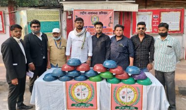 भीषण गर्मी से पंछियों को बचाने की मुहिम मे लगी संस्था सर्व धर्म सेवा समीति ने बाँटे दाने व पानी के बरतन