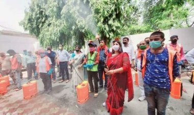 100 बैटरी वाली मशीन करेंगी शहर की सारी गलियों को सैनिटाइज