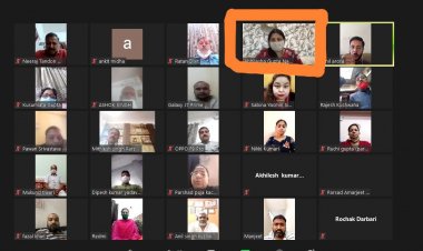 वर्चूअल शोक सभा के माध्यम से पार्षद रोहित मालवीय को दी श्रद्धांजली