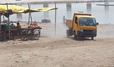 नगर निगम द्वारा दारागंज शमशान घाट को पूरा सेनेटाईजेशन किया गया : दुकानजी