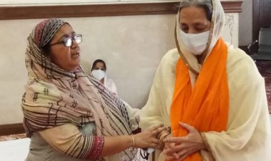 श्री गुरु सिंह सभा के अध्यक्ष पद पर सरदार जोगिन्दर सिंह  की पत्नी सरदारनी गोविंद कौर निर्विरोध निर्वाचित