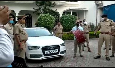 बाहुबली विधायक मुख्तार अंसारी की ऑडी कार कुर्क