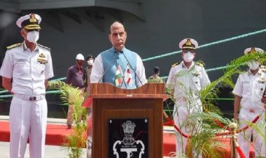 दुनिया की टॉप तीन नौसेनाओं में मानी जाएगी इंडियन नेवी : राजनाथ