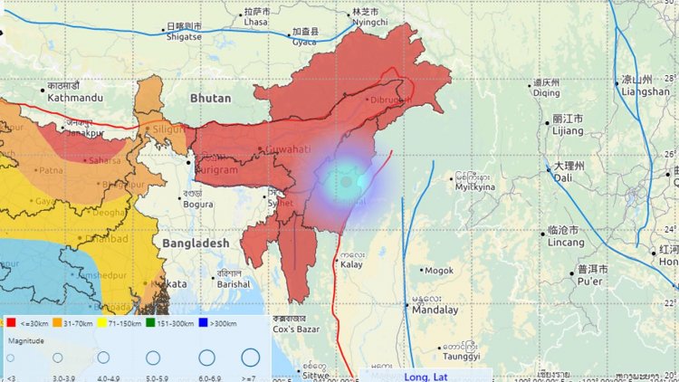 अरुणाचल में 3.1 व मणिपुर में 3.6 तीव्रता का भूकंप