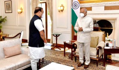 राष्ट्रपति से मुख्यमंत्री डॉ सरमा ने की मुलाकात