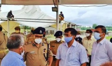 गृहमंत्री के कार्यक्रम की तैयारियों का जायजा लेने पिपरसंड पहुंचे अपर मुख्य सचिव