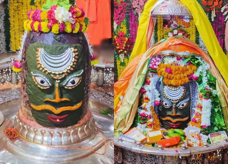 श्रावण सोमवारः दुल्हे की तरह सजे भगवान महाकाल, दर्शन के लिए उमड़ी भीड़