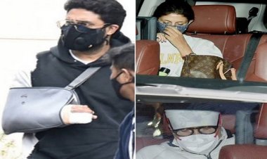 हाथ में लगी चोट के बाद मुंबई के लीलावती अस्पताल में भर्ती हुए अभिषेक बच्चन