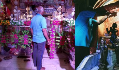 बांके बिहारी मंदिर में श्रीकृष्ण जन्मोत्सव की धूम