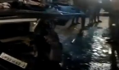 अनियंत्रित बोलेरो खड़े टैंकर से टकराई, ससुर-बहु की मौत, कई घायल