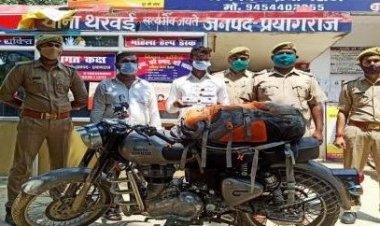 प्रयागराज: हाईवे पर टूरिस्ट से हुई लूट का खुलासा, दो लुटेरे गिरफ्तार