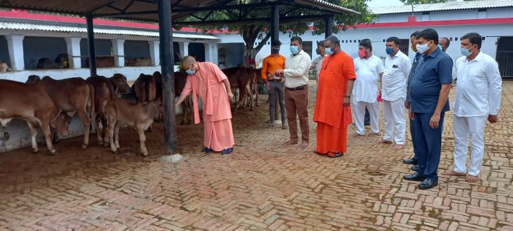 योगी आदित्यनाथ ने मां पाटेश्वरी जी से मांगी देश की समृद्धि