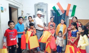 नवरात्र: कन्या पूजन में बोलीं कन्याएं , नो मोर सिंगल यूज प्लास्टिक