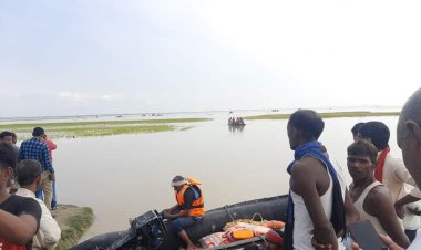 लखीमपुर खीरी में बड़ा नाव हादसा, पानी के बहाव में 35 बहे