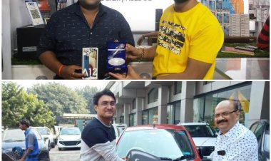 धनतेरस पर सजा बाजार, झूमकर बिक रहे मोबाइल और कार