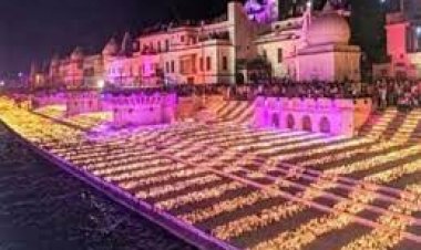 नौ लाख दीये जलाने का बना नया रिकॉर्ड, योगी बोले- लौट आयी त्रेतायुग की अयोध्या