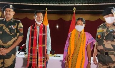 शीर्ष एनएलएफटी (बीएम) कैडर ने अगरतला में किया समर्पण