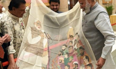 पद्मश्री बीरेन बसाक का भेंट किया गया उपहार मुझे प्रिय है: प्रधानमंत्री मोदी