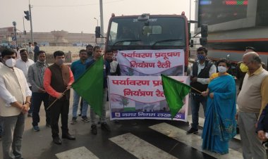 लखनऊ की सेहत सुधारने के लिए नगर निगम सक्रिय, महापौर ने झंडी दिखाकर वाहनों को किया रवाना
