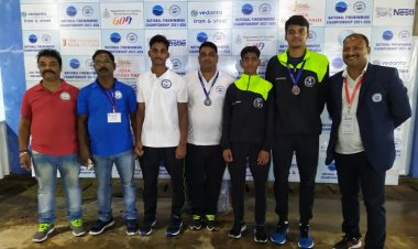 फिनस्विमिंग राष्ट्रीय चैंपियनशिप : पहली बार राष्ट्रीय खेल में भाग ले रही टीम, पहले दिन चार पदक पर झूम उठे खेल प्रेमी