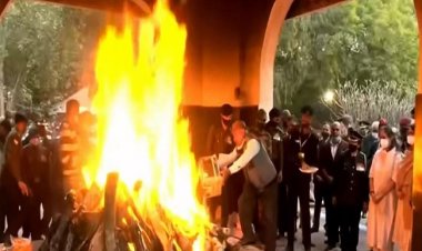 अनंत यात्रा पर जनरल रावत, एक ही चिता पर पंचतत्व में विलीन हुए जीवनभर के साथी