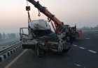 पूर्वांचल एक्सप्रेस-वे पर दुर्घटना में एक ही परिवार के तीन लोगों की मौत, चार घायल
