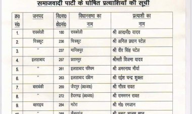प्रयागराज से सपा के तीन उम्मीदवार घोषित, 2 सीटों पर सपा ने चौकाने वाले नाम दिए