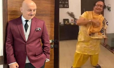 अनुपम खेर की मां ने 'पुष्पा' के गाने पर किया डांस, वीडियो वायरल