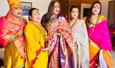 किन्नर अखाड़ा के आचार्य महामंडलेश्वर ने प्रधानमंत्री और मुख्यमंत्री को दी बधाई