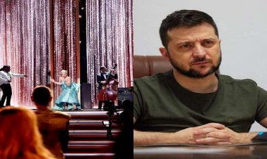 ग्रैमी अवॉर्ड्स सैरेमनी के बीच यूक्रेन के राष्ट्रपति का भावुक संदेश हुआ वायरल