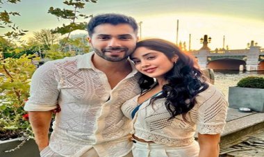 जान्हवी कपूर और वरुण धवन ने खत्म की 'बवाल' की एम्सटर्डम शेड्यूल की शूटिंग