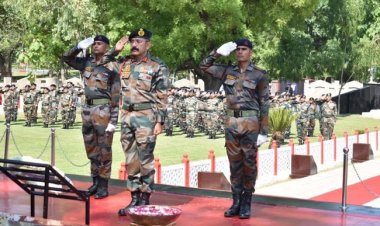 रेड ईगल डिविजन ने कारगिल नायको को दी श्रद्धांजलि