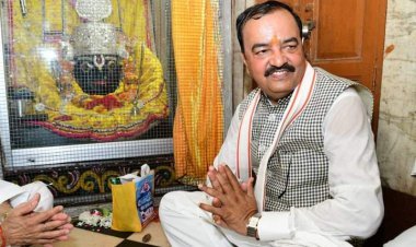 सपा मुखिया अखिलेश यादव को सद्बुद्धि दे भगवान: केशव प्रसाद मौर्य