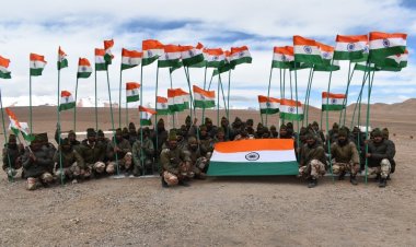 स्वतंत्रता दिवस पर आईटीबीपी जवानों ने 75 चोटियों पर किया एक साथ आरोहण
