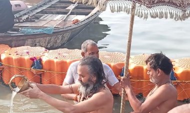 गंगा, यमुना, सरस्वती का मिलन ही त्रिवेणी संगम : नरेन्द्रानंद सरस्वती