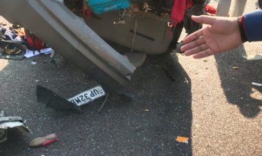 उन्नाव में हुए सड़क हादसे में चार लोगों की मौत