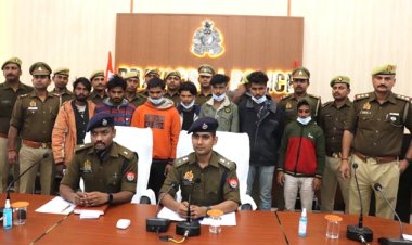 नैनी पुलिस ने अन्तरजनपदीय वाहन चोर गैंग का किया भंडाफोड़, सात गिरफ्तार