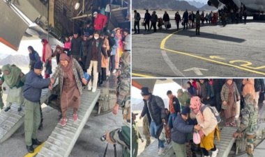 वायु सेना ने जम्मू और चंडीगढ़ में फंसे 594 लद्दाखी यात्रियों को एयरलिफ्ट किया