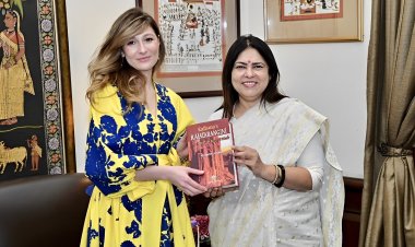 यूक्रेन की उप विदेश मंत्री ने विदेश राज्यमंत्री मीनाक्षी लेखी से की मुलाकात